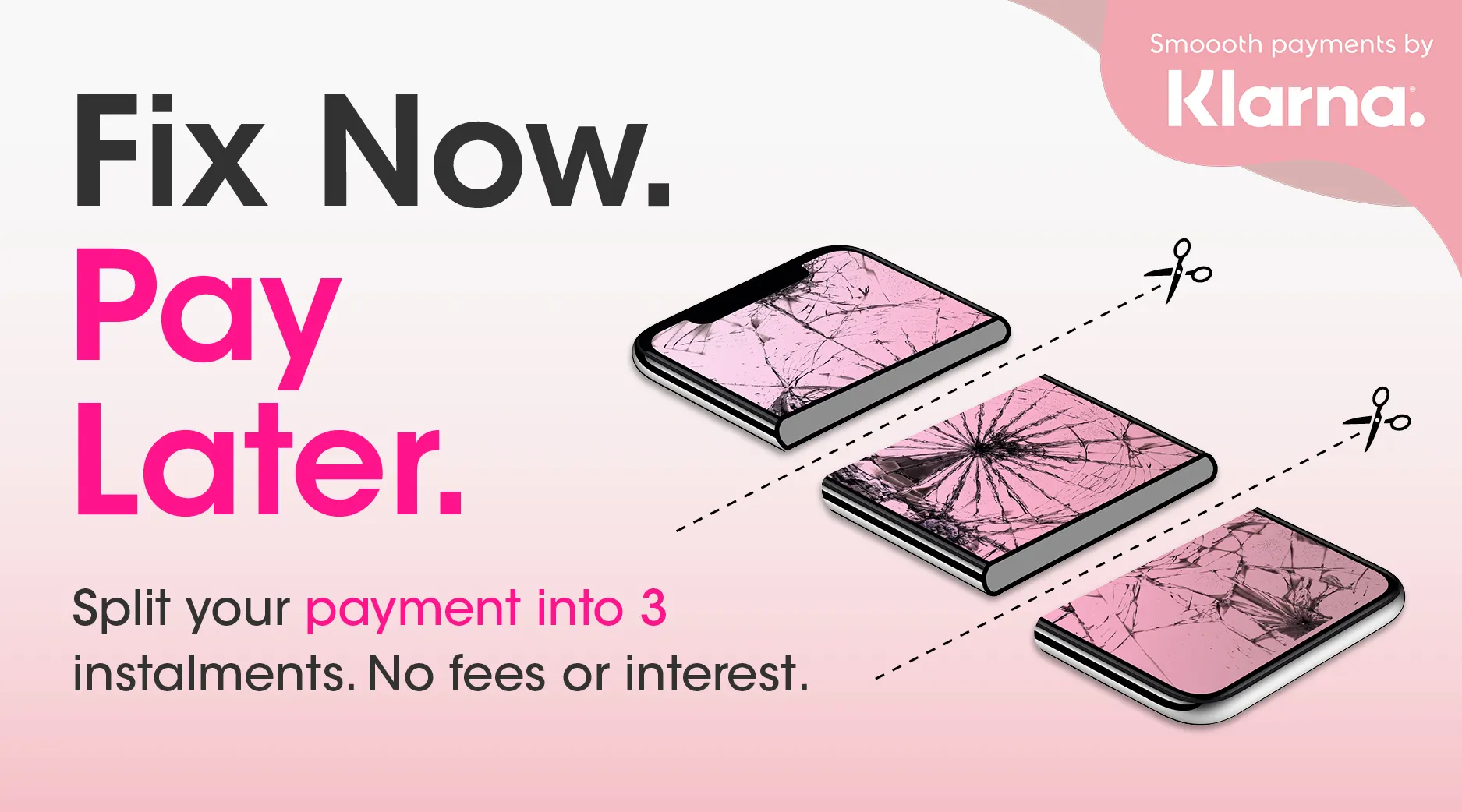 Klarna pay later mobile illustration